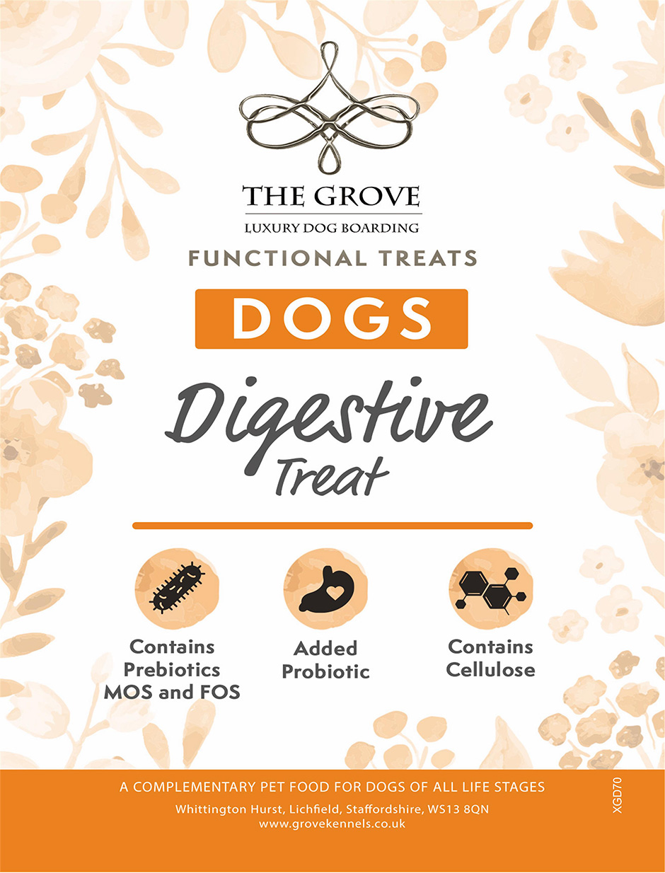 Digestive Treats Label