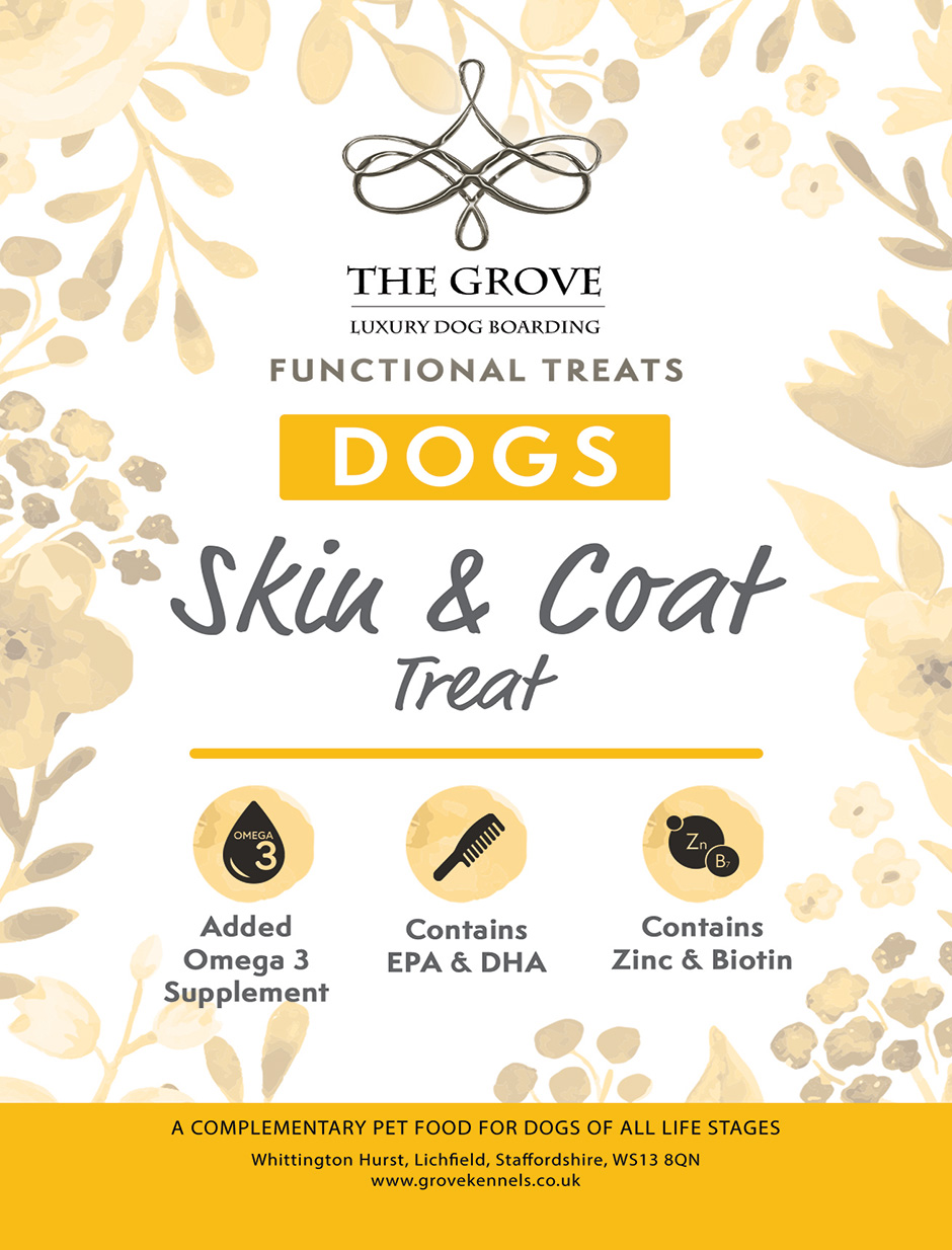 Skin and Coat Treats Label